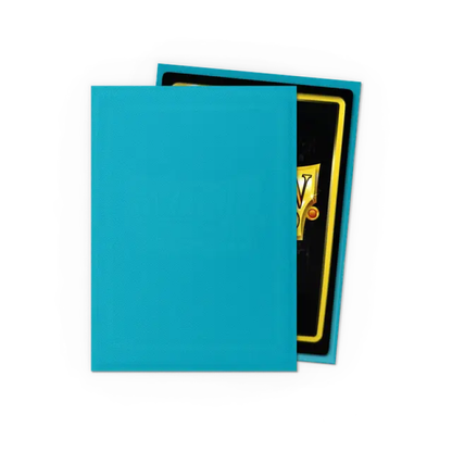 Dragon Shield - Standard Sleeves - Players' Choice Matte Turquoise (100 Sleeves)