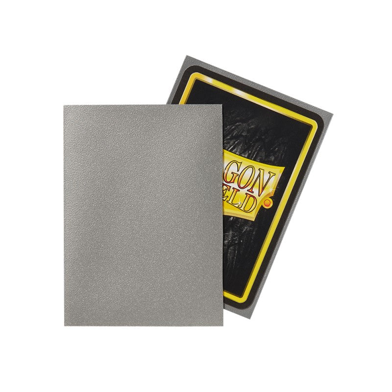 Dragon Shield - Standard Sleeves - Matte Silver (100 Sleeves)