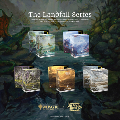 Dragon Shield - Standard Sleeves - Matte Dual Art - Landfall Series (100 Sleeves)
