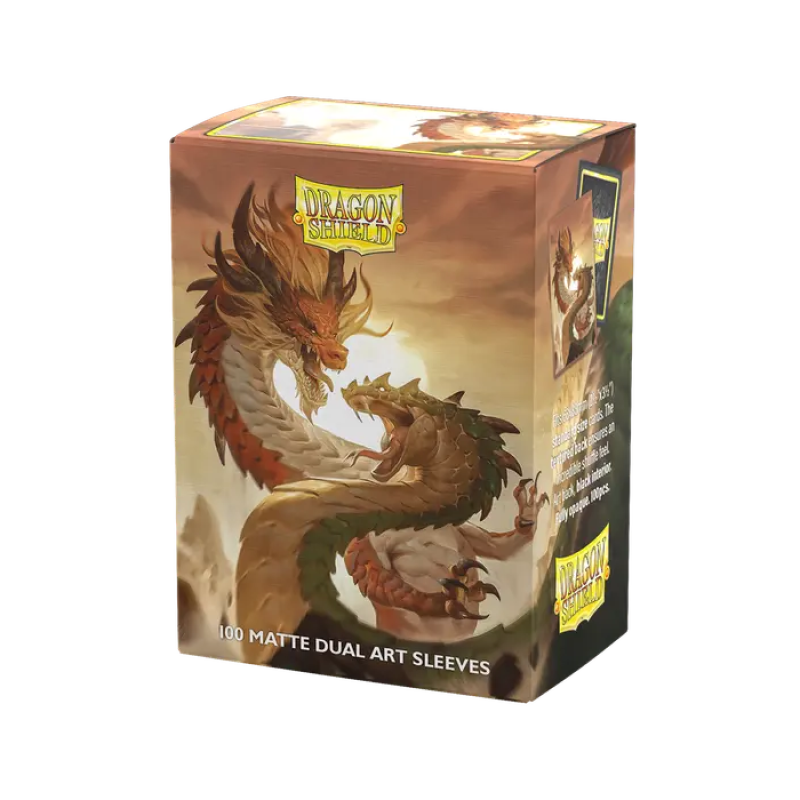 Dragon Shield - Standard Sleeves - Matte Dual Art - Wood Snake 2025