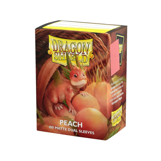 Dragon Shield - Standard Sleeves - Dual Matte Peach Piip (100 Sleeves)