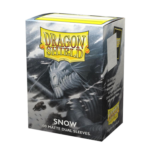 Dragon Shield - Standard Sleeves - Dual Matte Sleeves - Snow 'Nirin' (100 Sleeves)