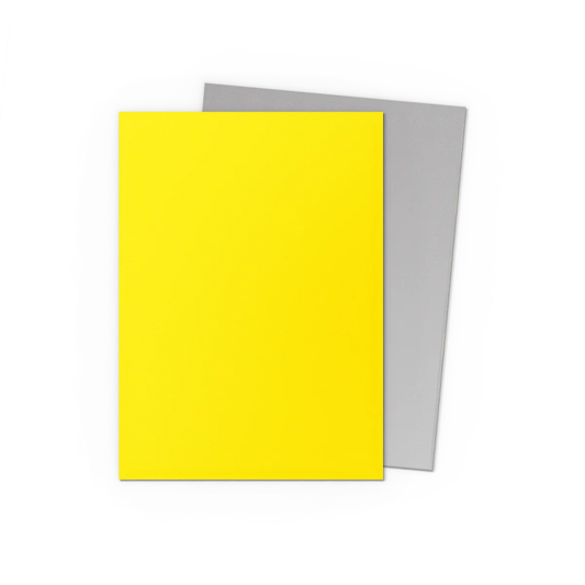 Dragon Shield - Standard Sleeves - Dual Matte Yellow & Silver (100 Sleeves)