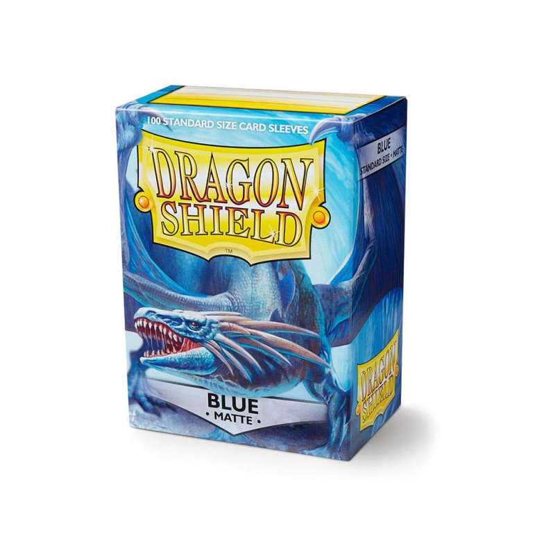 Dragon Shield - Standard Sleeves - Matte Blue (100 Sleeves)