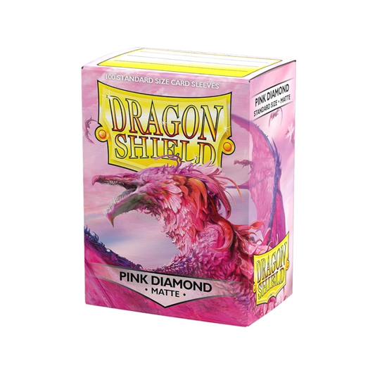 Dragon Shield - Standard Sleeves - Matte Pink Diamond (100 Sleeves)