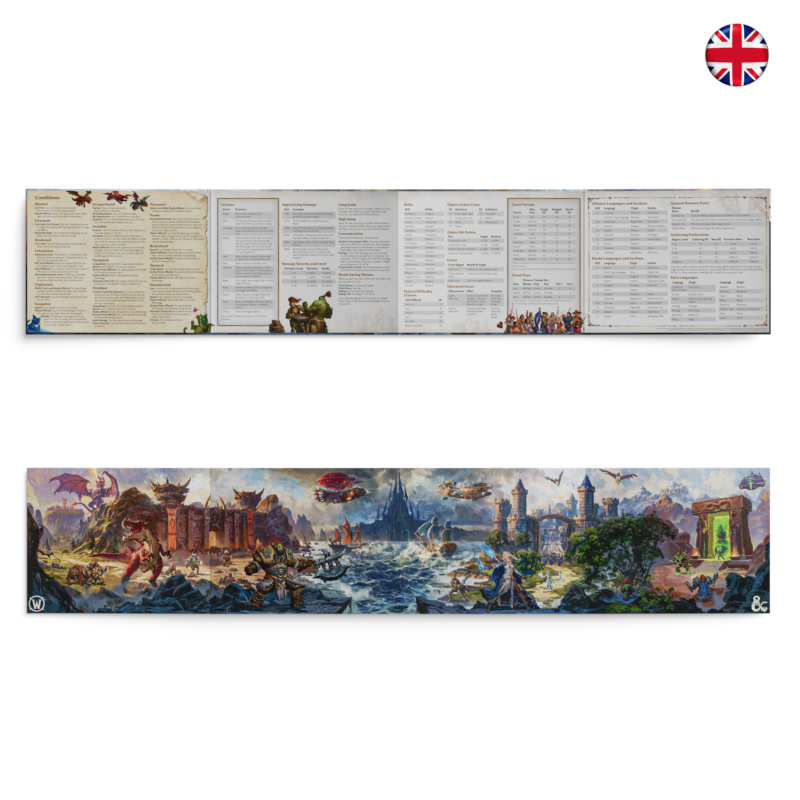 [PREPEDIDO] Dungeons & Dragons x World of Warcraft - Dungeon Master's Screen