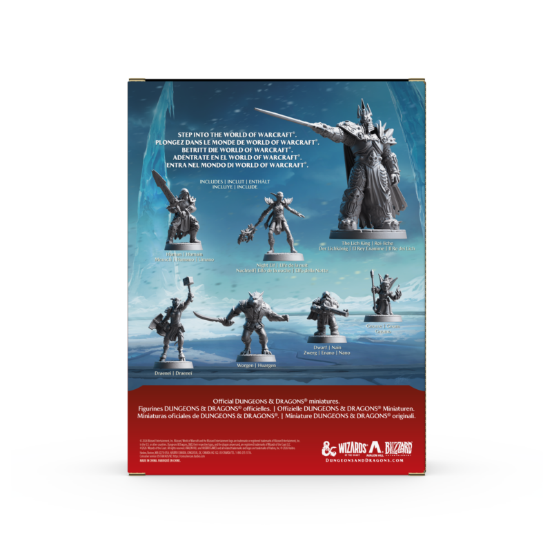 [PREPEDIDO] Dungeons & Dragons x World of Warcraft - Official Miniatures Alliance Pack
