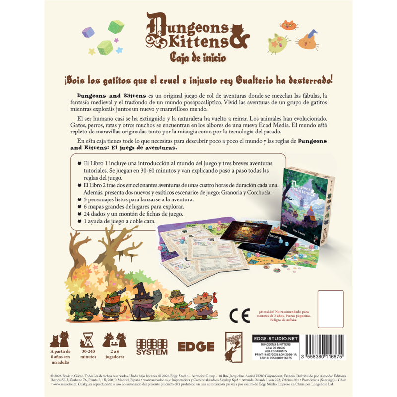 [PREPEDIDO] Dungeons & Kittens - Beginner Box