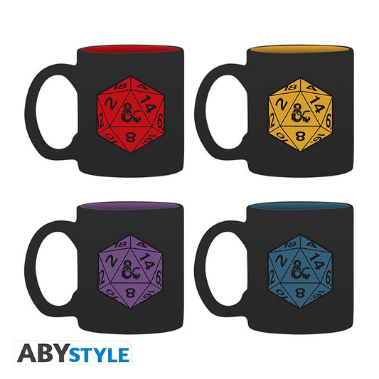 DUNGEONS & DRAGONS - Set 4 espresso mugs