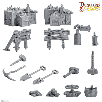Dungeons & Lasers: Dwarven Train Set