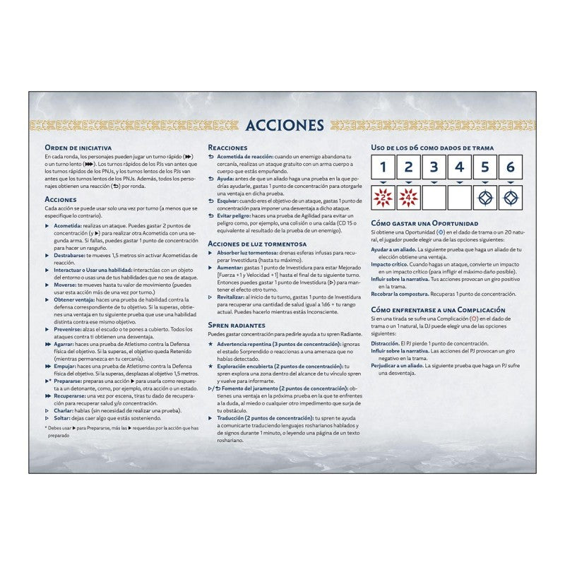 El Archivo de las Tormentas - Pantalla de dirección