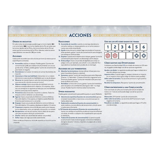 El Archivo de las Tormentas - Pantalla de dirección