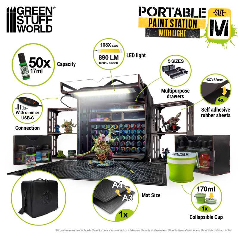 Estación de pintura portátil