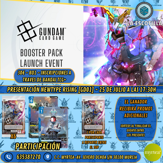 [EVENTO] Gundam - Presentación New Type Rising GD01 - 25 de Julio a las 17:30 H