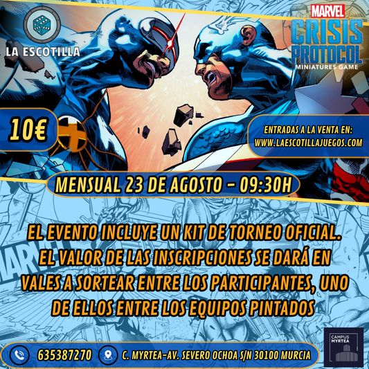 [EVENTO] Marvel Crisis Protocol 23 de Agosto de 2025 - 9:30h