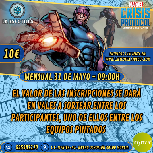 [EVENTO] Mensual Marvel Crisis Protocol - 31 de Mayo de 2025 - 09:00H
