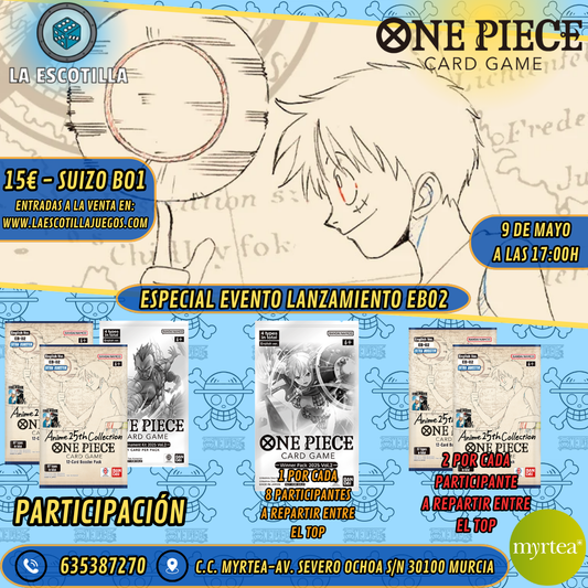 [EVENTO] One Piece - Especial Evento Lanzamiento EB02 - 09 de Mayo de 2025 - 17:00H