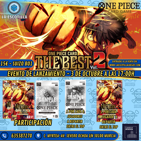 [EVENTO] One Piece - Evento de Lanzamiento PRB02 - 3 de Octubre de 2025 a las 17:00h