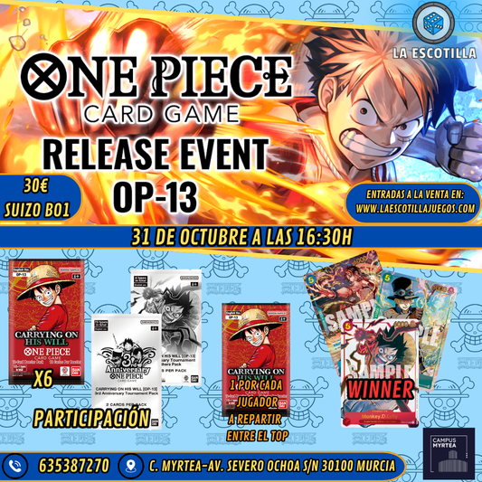 [EVENTO] One Piece - Presentacion OP13 Carrying on His - 31 de Octubre a las 16:30H