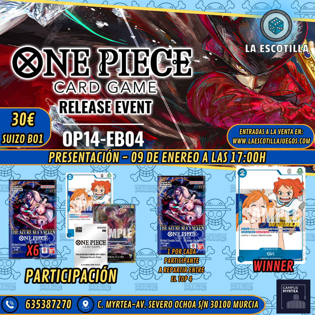 [EVENTO] One Piece - Presentacion OP14 - 9 de Enero a las 17:00H
