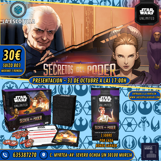 [EVENTO] Star Wars Unlimited - Presentacion - Leyendas de la Fuerza - 31 de Octubre de 2025 a las 17:00H