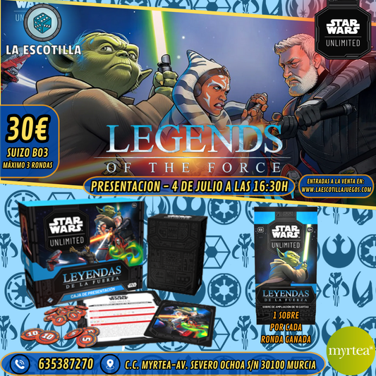 [EVENTO] Star Wars Unlimited - Presentacion - Leyendas de la Fuerza - 4 de Julio de 2025 a las 16:30H