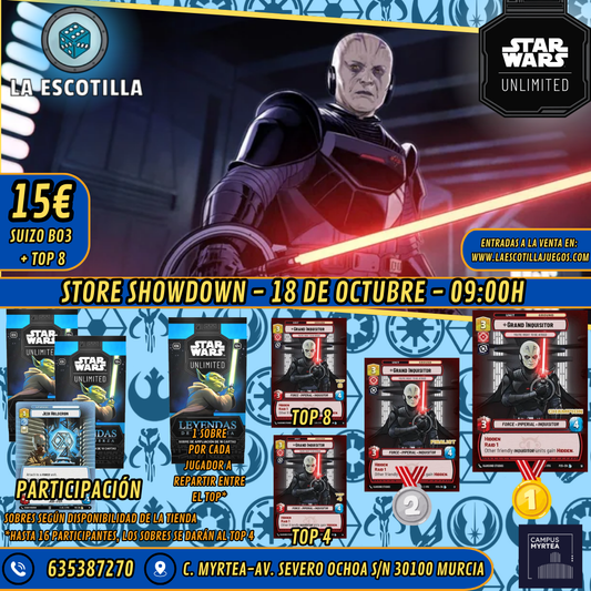 [EVENTO] Star Wars Unlimited - Store Showdown - 18 de Octubre a las 9:00h