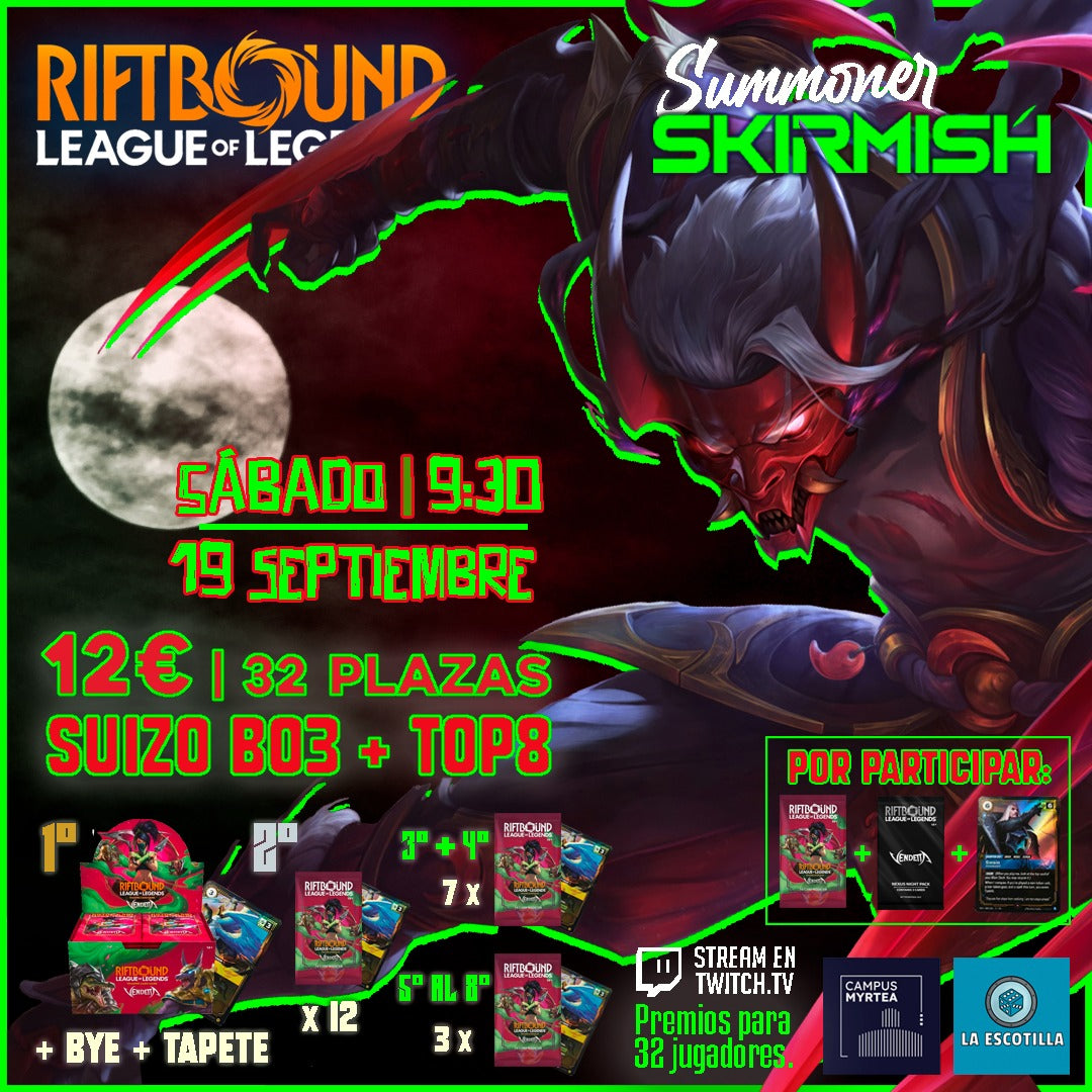 [EVENTO] Summoner Skirmish Riftbound - 19 de Septiembre