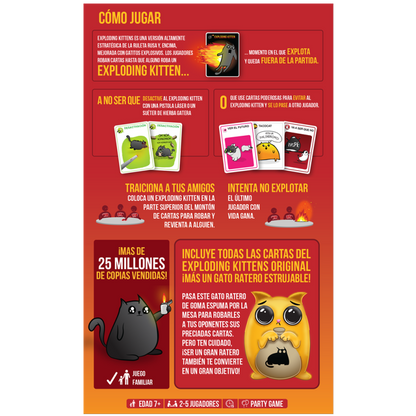 Exploding Kittens Ed. Gato Ratero