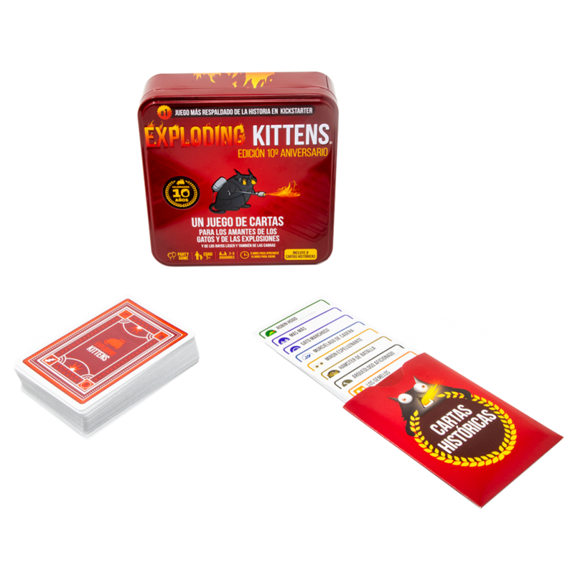 [PREPEDIDO] Exploding Kittens Edición 10º Aniversario