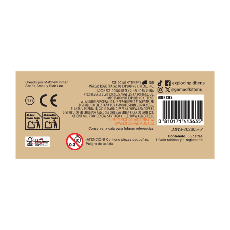 [PREPEDIDO] Exploding Kittens Modo Rabia