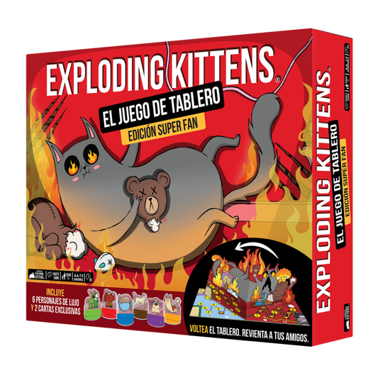 Exploding Kittens: el juego de tablero Super Fan Ed.