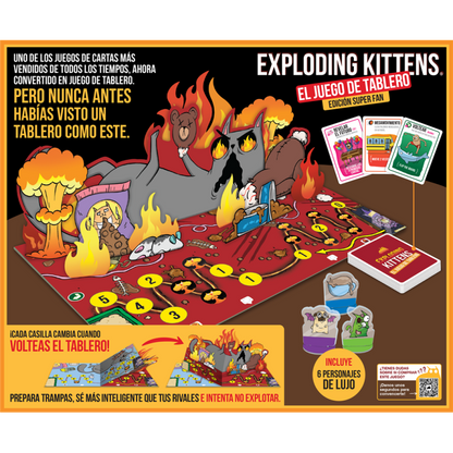 Exploding Kittens: el juego de tablero Super Fan Ed.