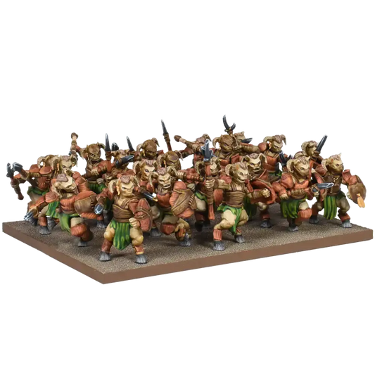 Kings of War: Tribal Warriors Regiment Mantic Games