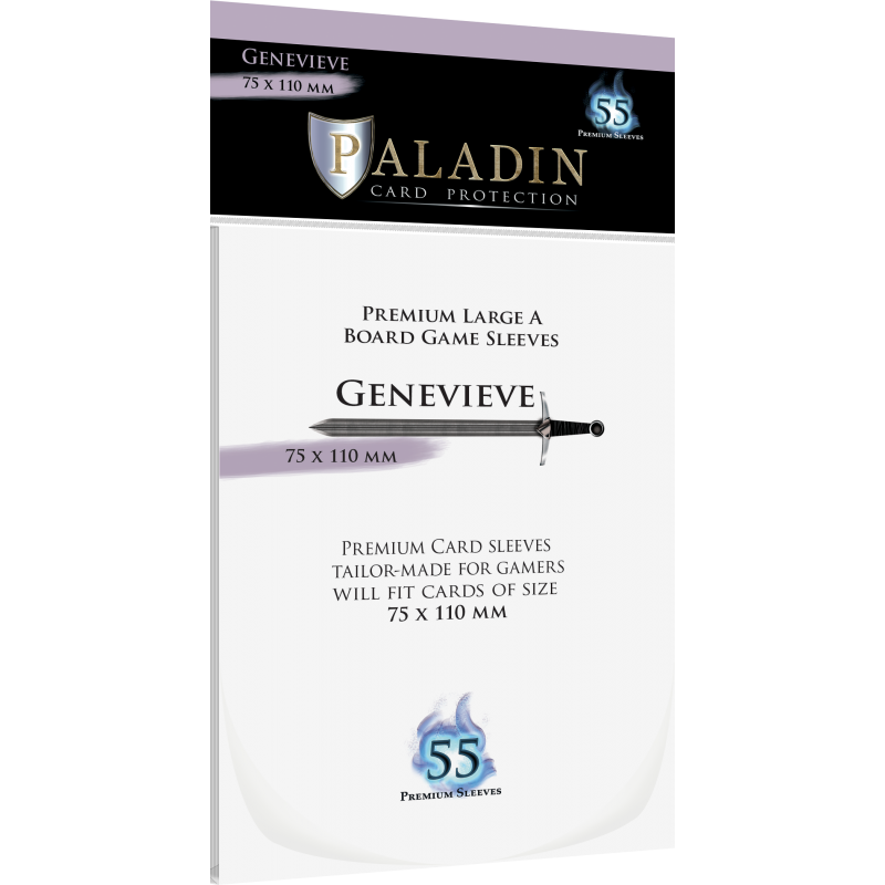 Paladin Sleeves - Genevieve Premium Large A 75x110mm (55 Sleeves)