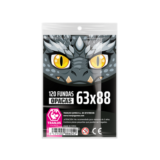 Fundas Dragón Negro (63X88mm)