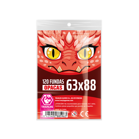 Fundas Dragón Rojo (63X88mm)