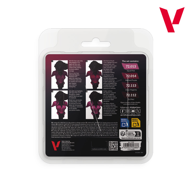 Game Color - Magenta Color Set