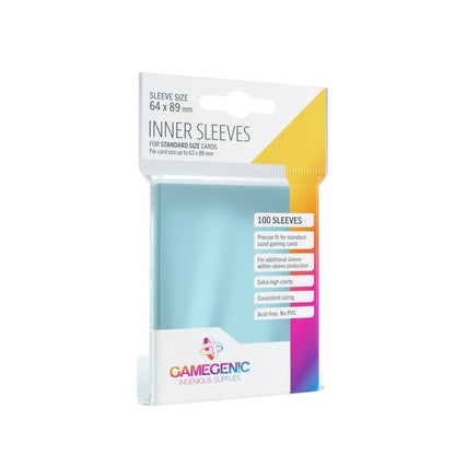 Gamegenic - Inner Sleeves - Clear (100 Sleeves)