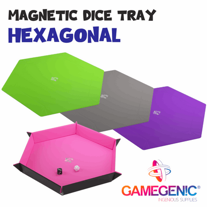 Magnetic Dice Tray - Hexagonal