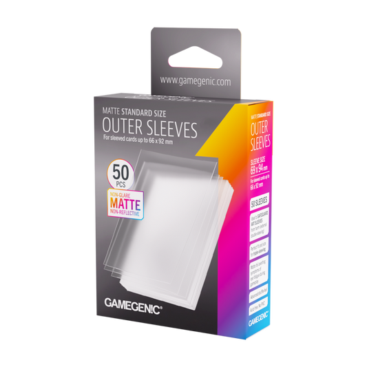 Gamegenic - Matte Outer Sleeves Standard Size 69x94
