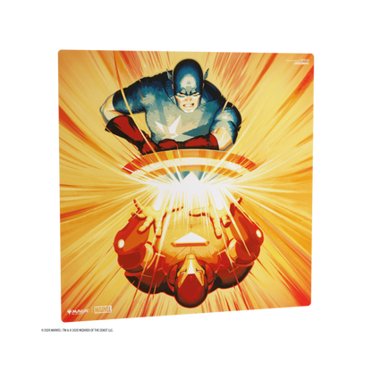 Gamegenic - Magic: The Gathering - 2 Player Playmat - Iron Man/Captain America