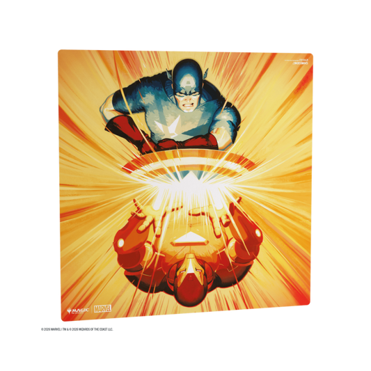 Gamegenic - Magic: The Gathering - 2 Player Playmat - Iron Man/Captain America