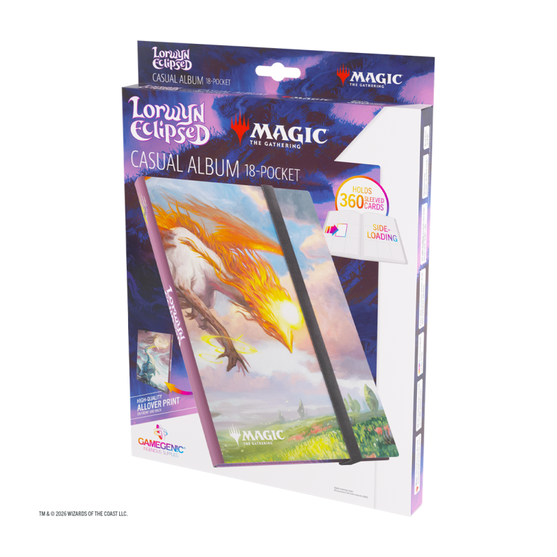 Gamegenic - Magic: The Gathering Lorwyn Eclipsed - Casual Album 18-Pocket - Eirdu, Carrier of Dawn / Isilu, Carrier of Twilight
