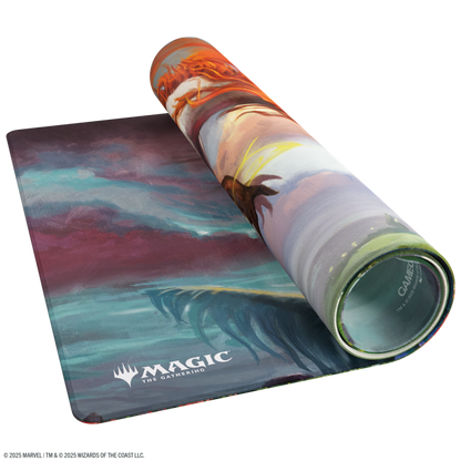 Gamegenic - Magic: The Gathering Lorwyn Eclipsed - Double-sided Playmat - Eirdu, Carrier of Dawn / Isilu, Carrier of Twilight