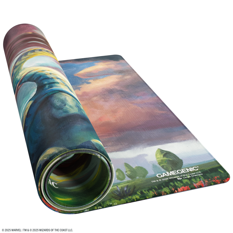 Gamegenic - Magic: The Gathering Lorwyn Eclipsed - Double-sided Playmat - Eirdu, Carrier of Dawn / Isilu, Carrier of Twilight