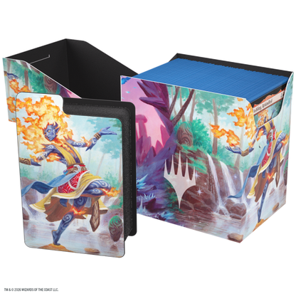 Gamegenic - Magic: The Gathering Lorwyn Eclipsed - Soft Dynacrate 100+ XL - Ashling, Rekindled / Ashling, Rimebound