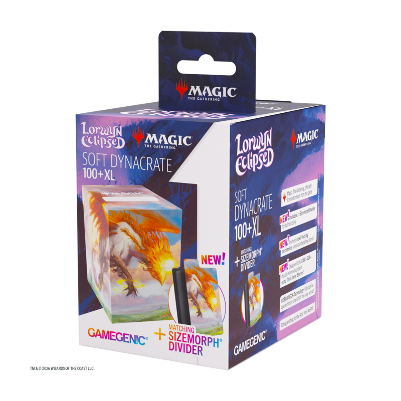 Gamegenic - Magic: The Gathering Lorwyn Eclipsed - Soft Dynacrate 100+ XL - Eirdu, Carrier of Dawn / Isilu, Carrier of Twilight