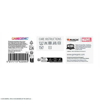 Gamegenic - Magic: The Gathering - Shiny Playmat - Spider-Man Mountain