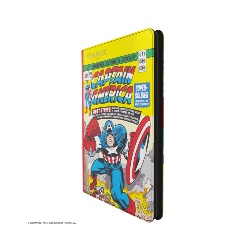Gamegenic - Magic: The Gathering - Zip-Up Album 18-Pocket - Captain America/Black Panther